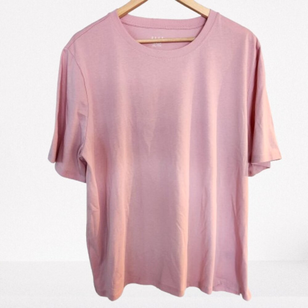 Elle Pink Short Sleeve Tee XXL Spring and Summer, Travel T Shirt, Casual,